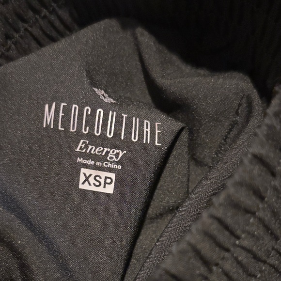 Medcouture energy Black scrub Pants xs - Picture 1 of 9